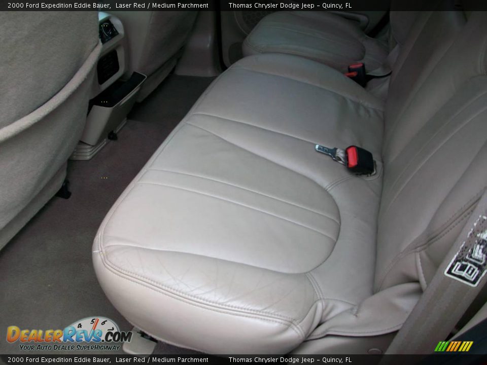 2000 Ford Expedition Eddie Bauer Laser Red / Medium Parchment Photo #13