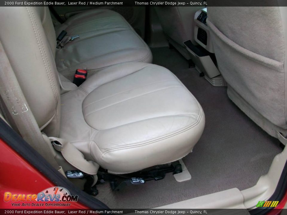 2000 Ford Expedition Eddie Bauer Laser Red / Medium Parchment Photo #14