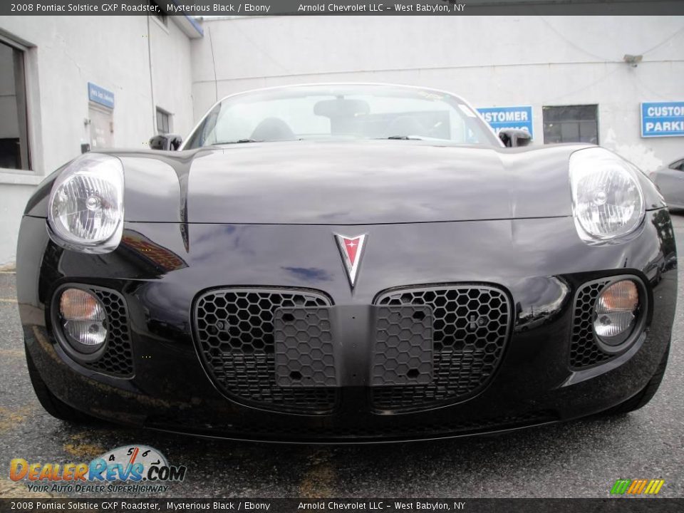 2008 Pontiac Solstice GXP Roadster Mysterious Black / Ebony Photo #2