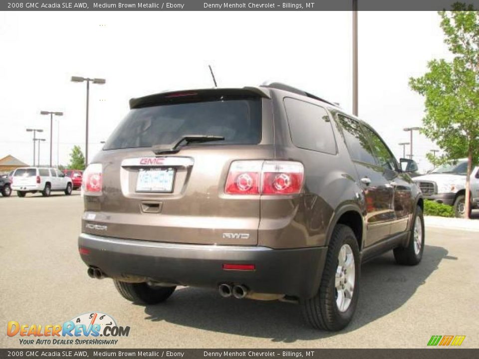 2008 GMC Acadia SLE AWD Medium Brown Metallic / Ebony Photo #6