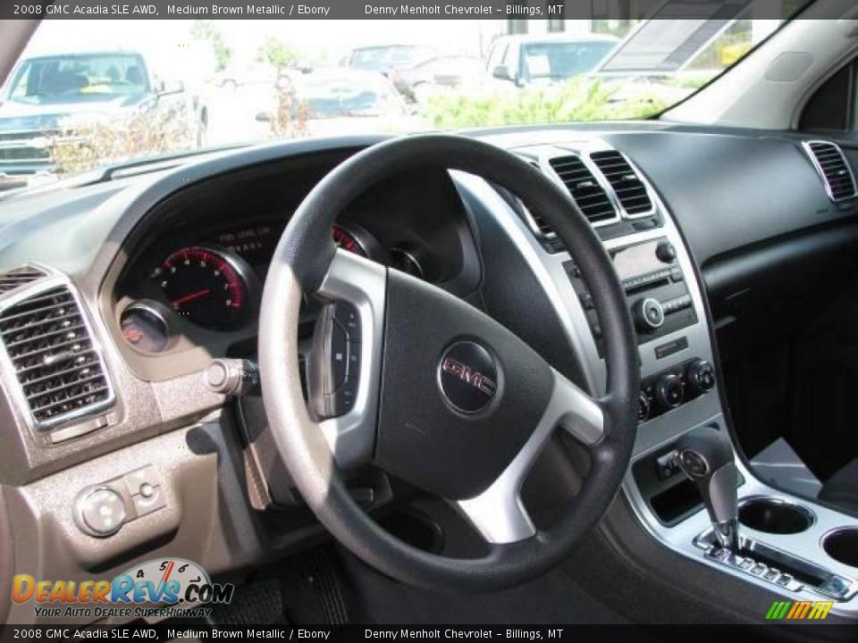 2008 GMC Acadia SLE AWD Medium Brown Metallic / Ebony Photo #12