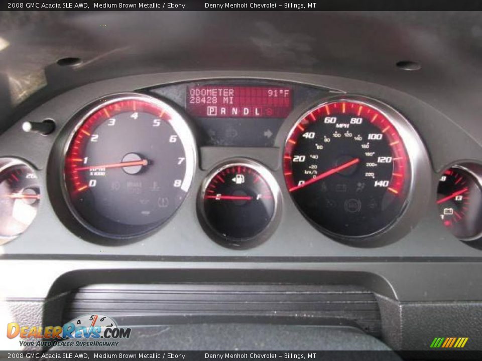 2008 GMC Acadia SLE AWD Medium Brown Metallic / Ebony Photo #15