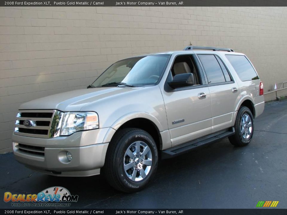 2008 Ford Expedition XLT Pueblo Gold Metallic / Camel Photo #2