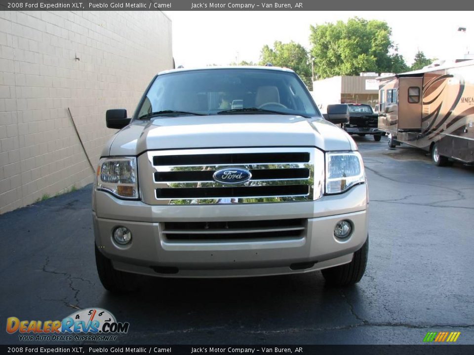 2008 Ford Expedition XLT Pueblo Gold Metallic / Camel Photo #3