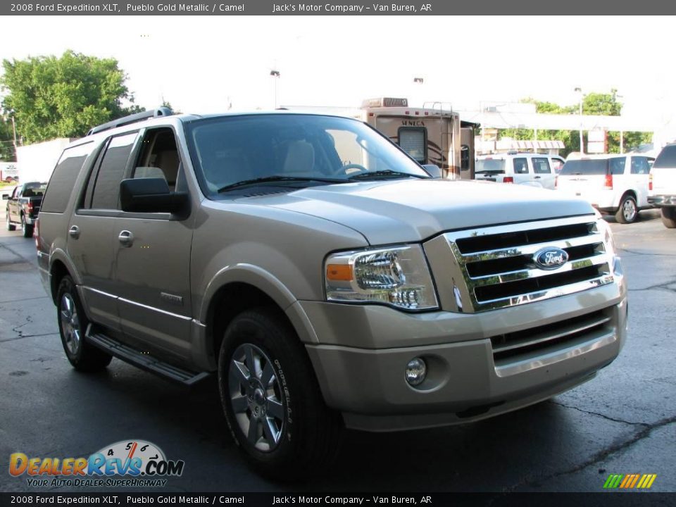 2008 Ford Expedition XLT Pueblo Gold Metallic / Camel Photo #4