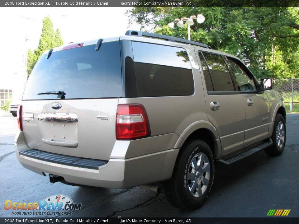 2008 Ford Expedition XLT Pueblo Gold Metallic / Camel Photo #5