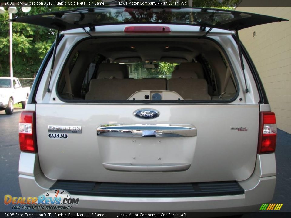 2008 Ford Expedition XLT Pueblo Gold Metallic / Camel Photo #9