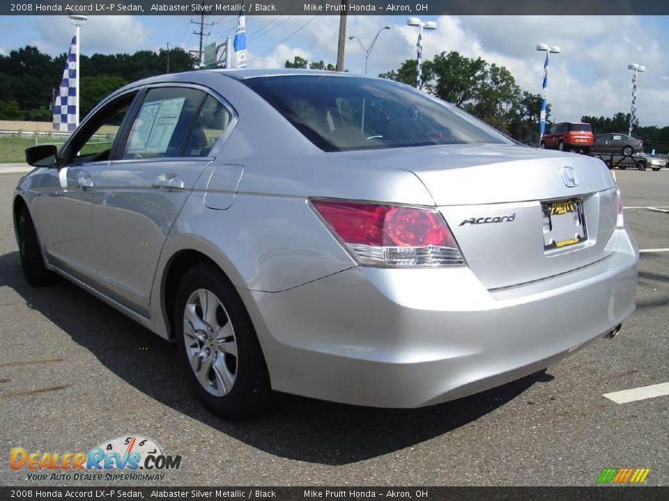 2008 Honda Accord LX-P Sedan Alabaster Silver Metallic / Black Photo #3