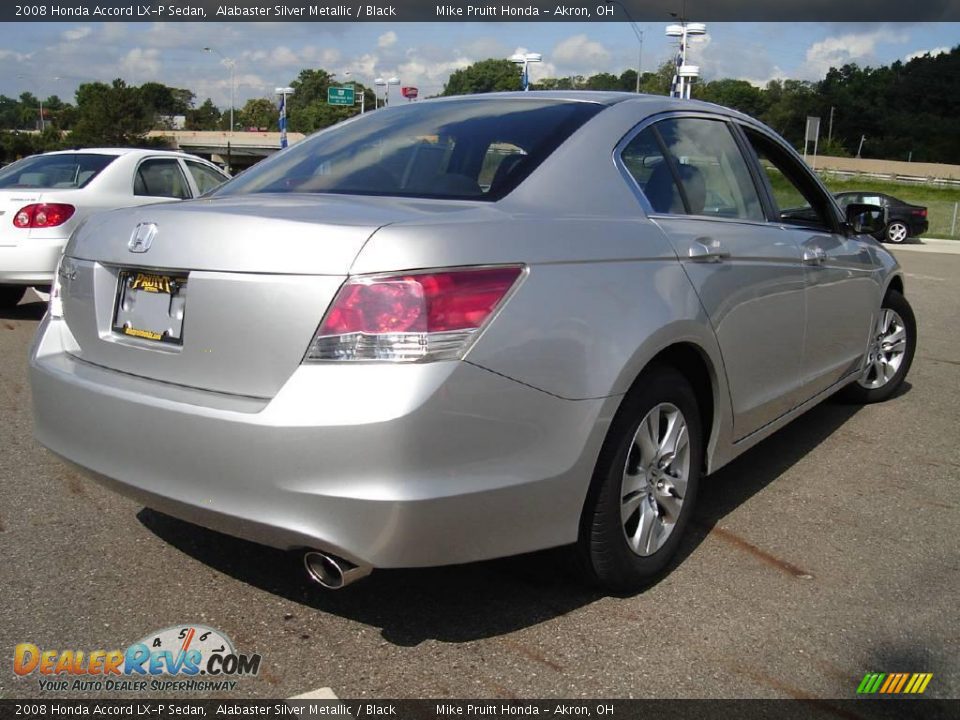 2008 Honda Accord LX-P Sedan Alabaster Silver Metallic / Black Photo #5