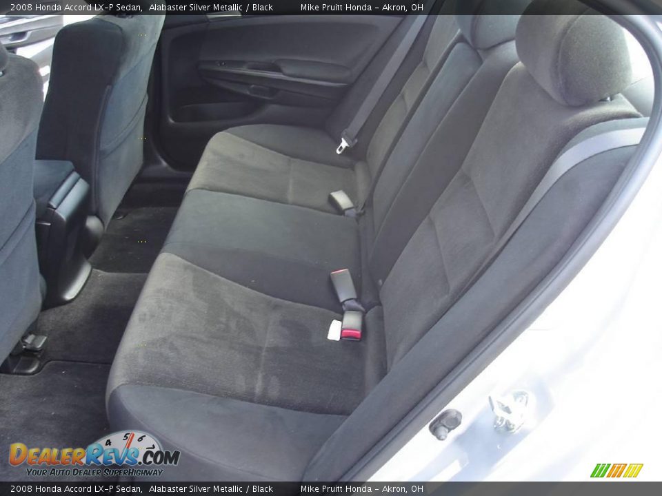 2008 Honda Accord LX-P Sedan Alabaster Silver Metallic / Black Photo #15
