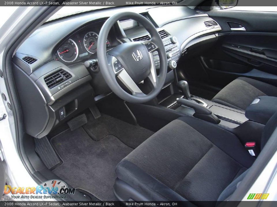 2008 Honda Accord LX-P Sedan Alabaster Silver Metallic / Black Photo #21