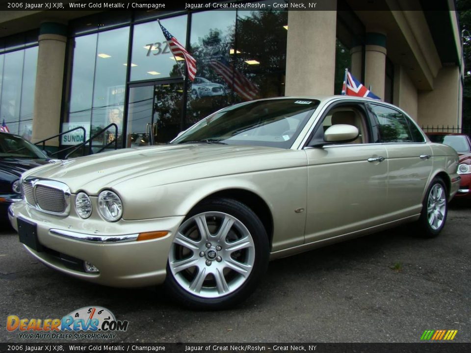 2006 Jaguar XJ XJ8 Winter Gold Metallic / Champagne Photo #1