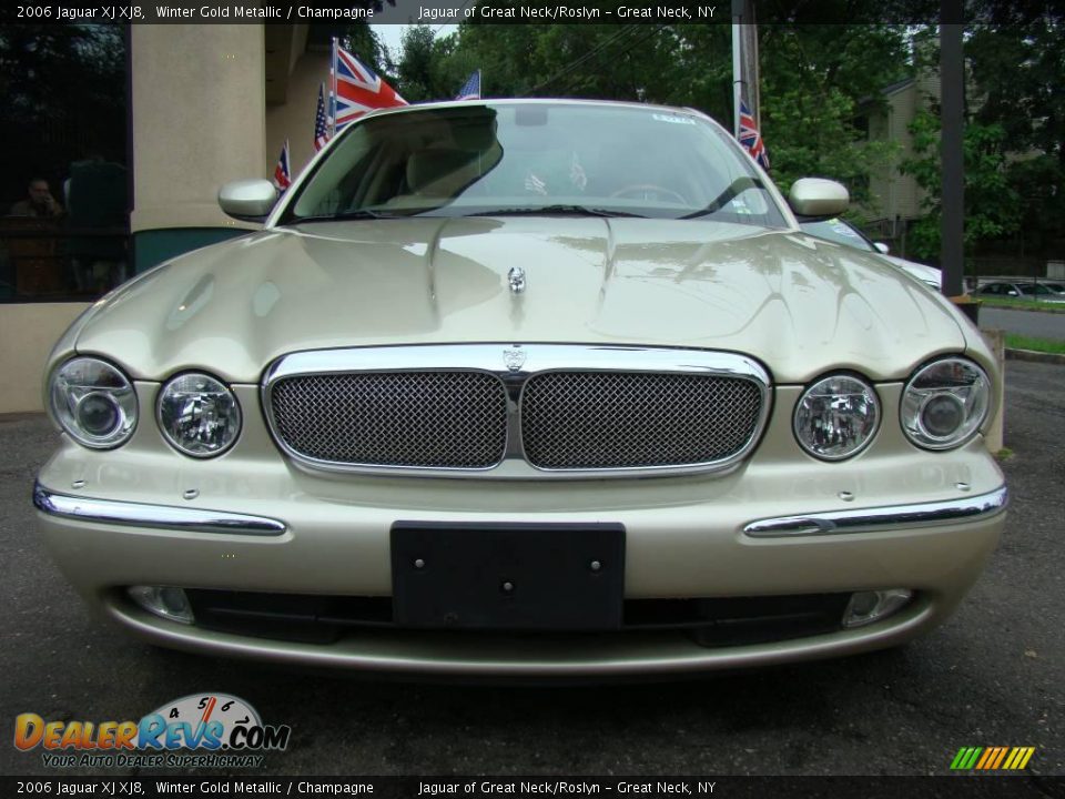 2006 Jaguar XJ XJ8 Winter Gold Metallic / Champagne Photo #2