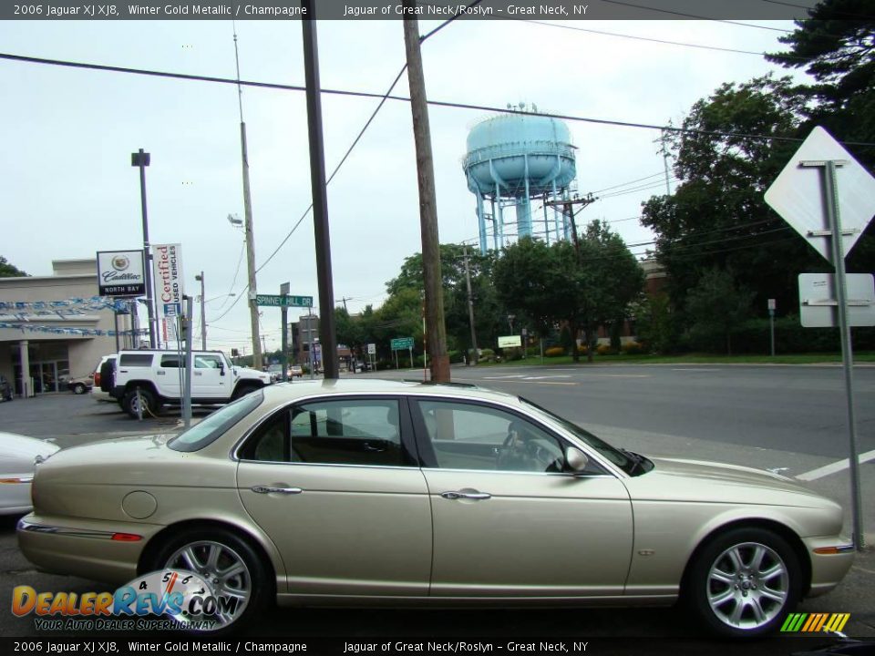 2006 Jaguar XJ XJ8 Winter Gold Metallic / Champagne Photo #4