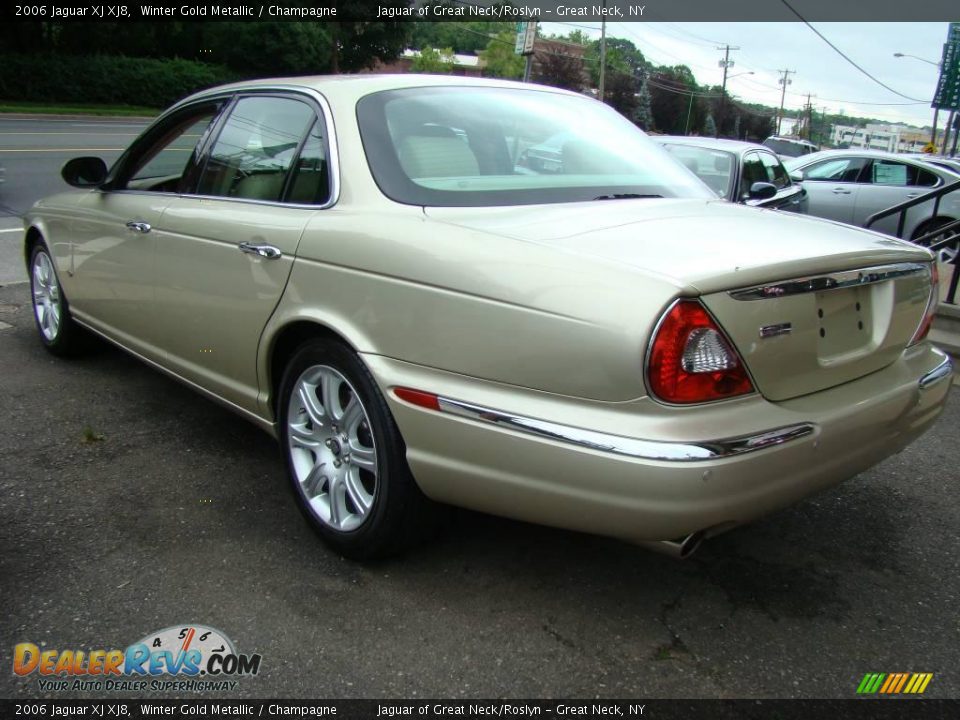2006 Jaguar XJ XJ8 Winter Gold Metallic / Champagne Photo #5