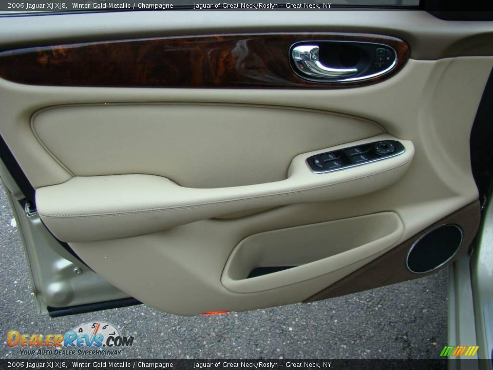 2006 Jaguar XJ XJ8 Winter Gold Metallic / Champagne Photo #9