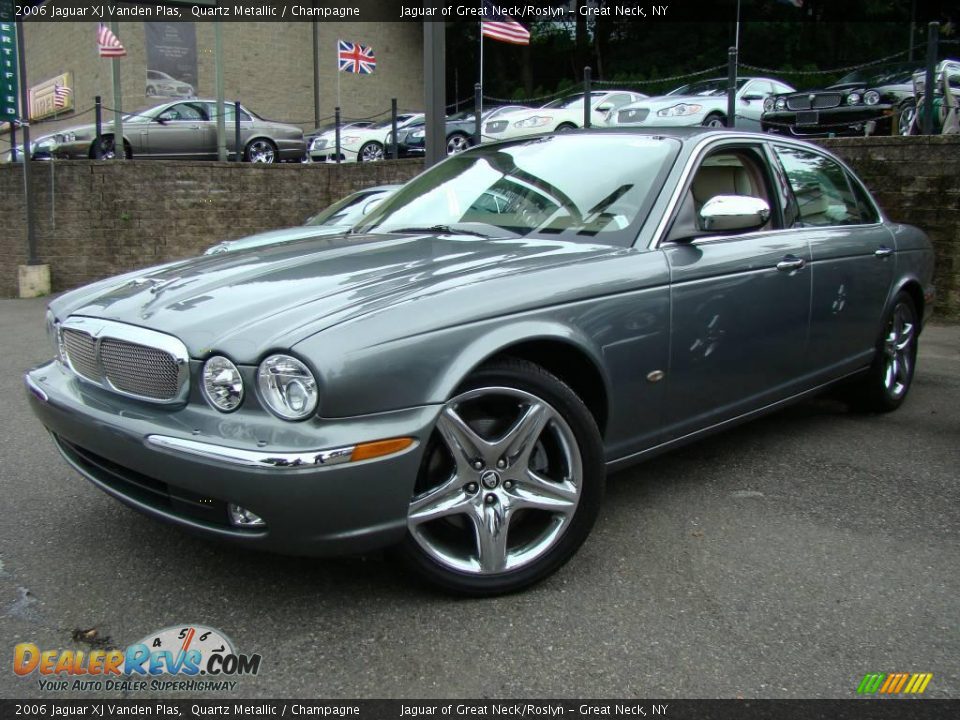 2006 Jaguar XJ Vanden Plas Quartz Metallic / Champagne Photo #1