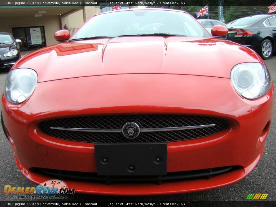 2007 Jaguar XK XK8 Convertible Salsa Red / Charcoal Photo #2