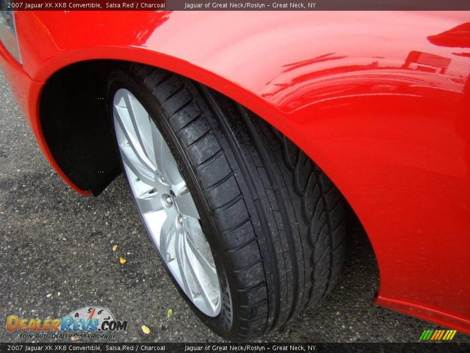 2007 Jaguar XK XK8 Convertible Salsa Red / Charcoal Photo #12