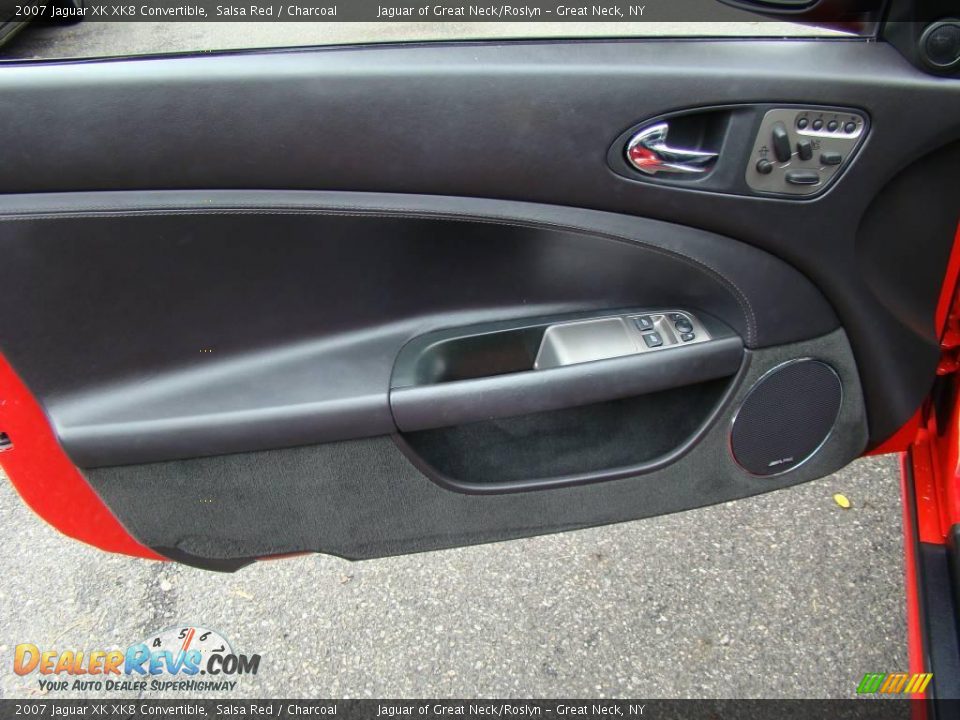 2007 Jaguar XK XK8 Convertible Salsa Red / Charcoal Photo #13