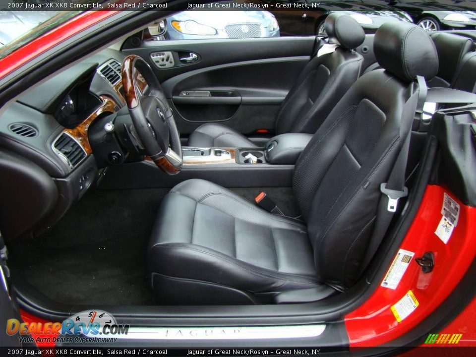 2007 Jaguar XK XK8 Convertible Salsa Red / Charcoal Photo #15