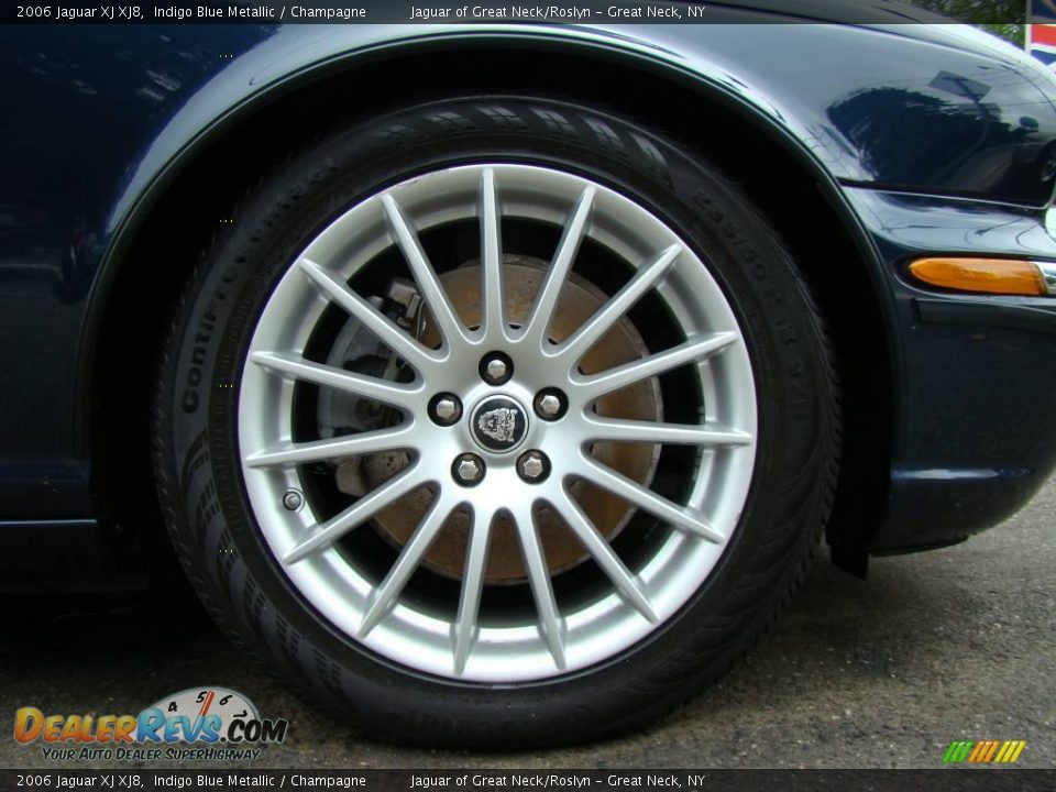 2006 Jaguar XJ XJ8 Indigo Blue Metallic / Champagne Photo #7