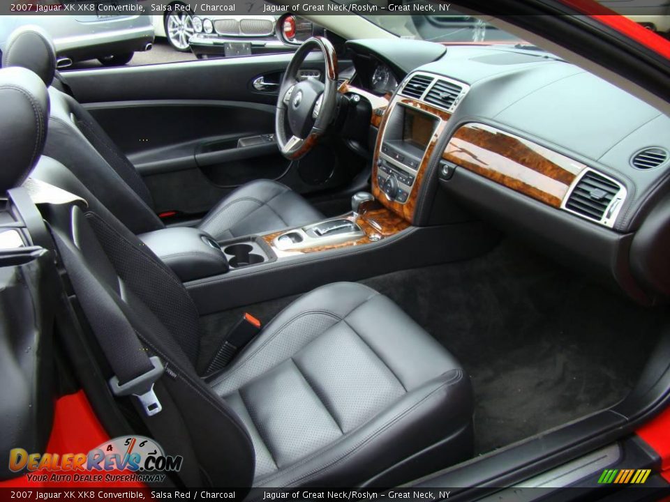 2007 Jaguar XK XK8 Convertible Salsa Red / Charcoal Photo #20