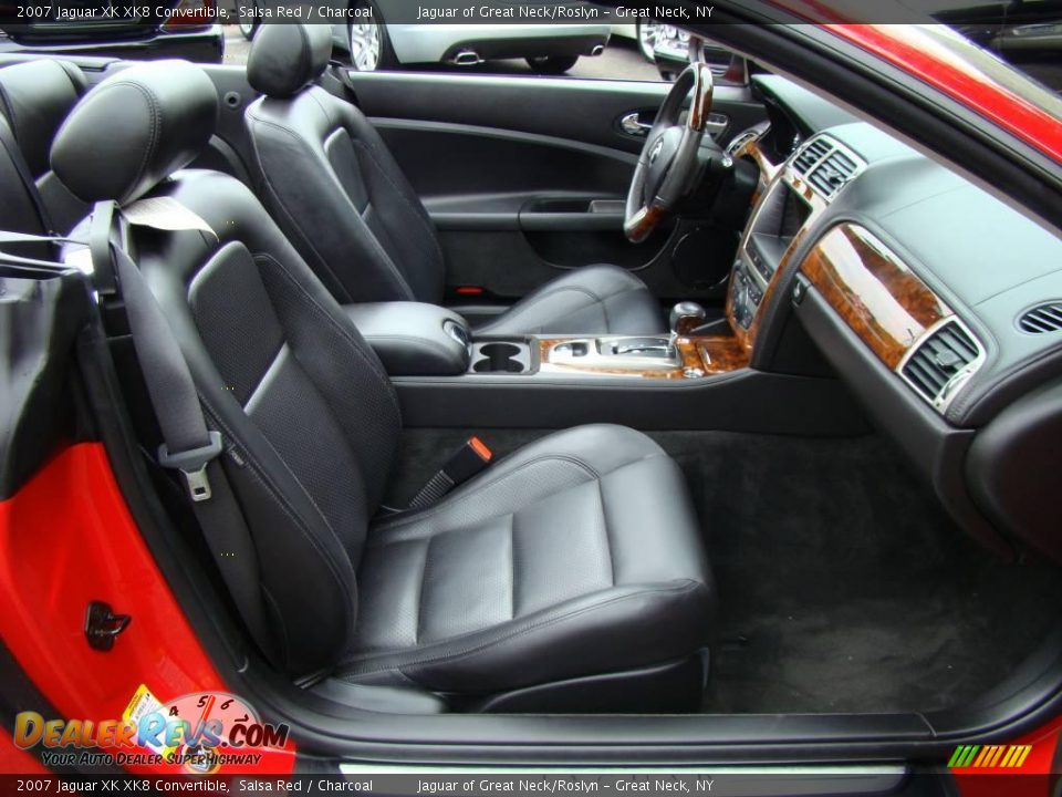 2007 Jaguar XK XK8 Convertible Salsa Red / Charcoal Photo #21