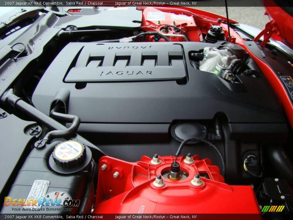 2007 Jaguar XK XK8 Convertible Salsa Red / Charcoal Photo #23
