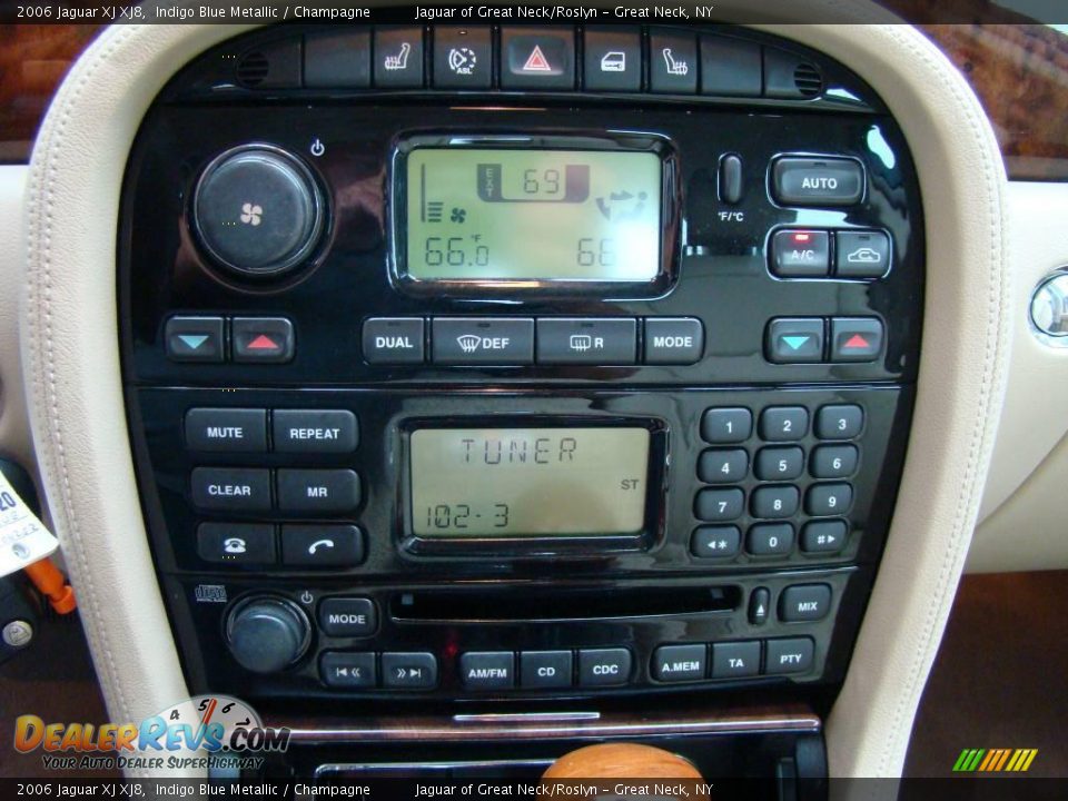 2006 Jaguar XJ XJ8 Indigo Blue Metallic / Champagne Photo #14