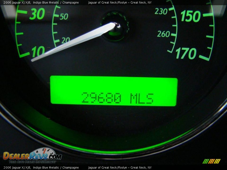 2006 Jaguar XJ XJ8 Indigo Blue Metallic / Champagne Photo #26