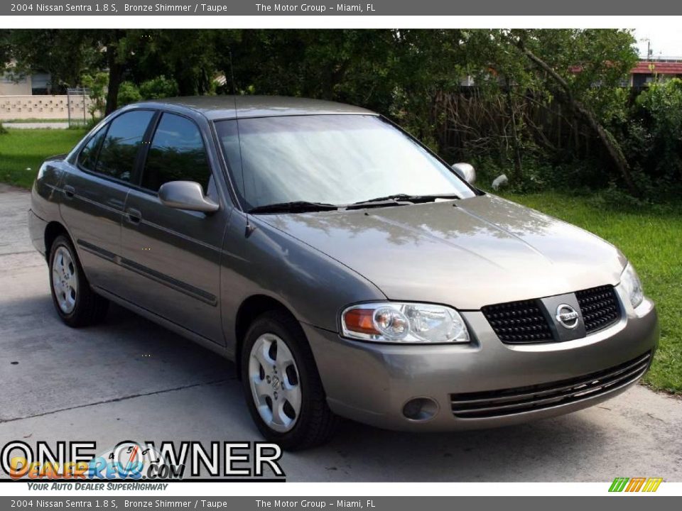 2004 Nissan Sentra 1.8 S Bronze Shimmer / Taupe Photo #1