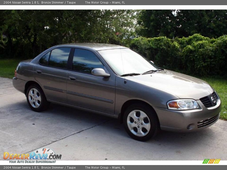 2004 Nissan Sentra 1.8 S Bronze Shimmer / Taupe Photo #2