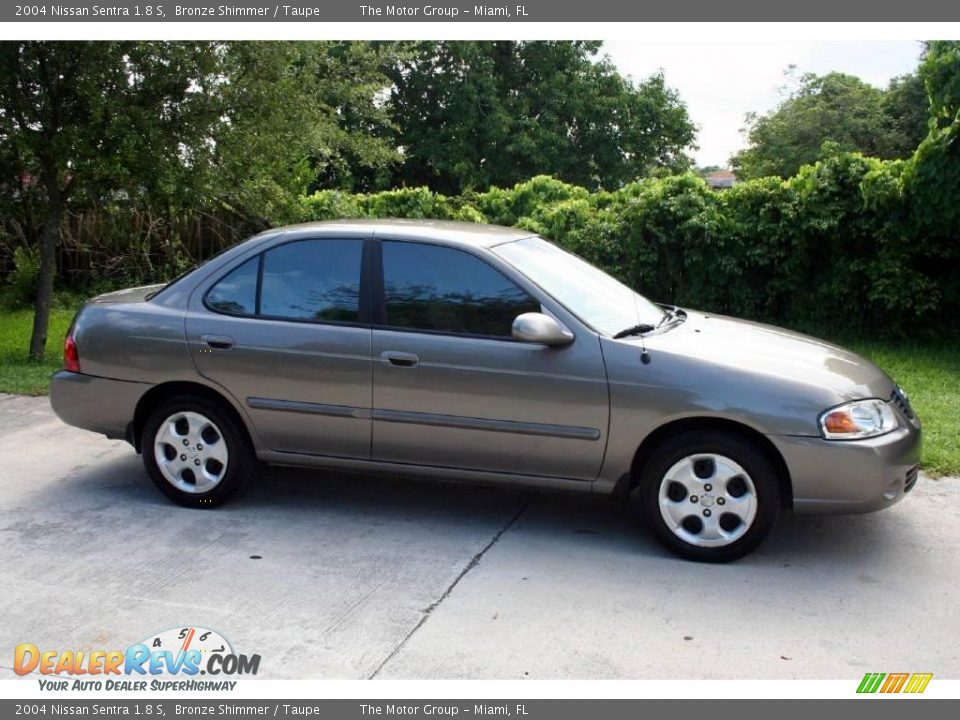 2004 Nissan Sentra 1.8 S Bronze Shimmer / Taupe Photo #3