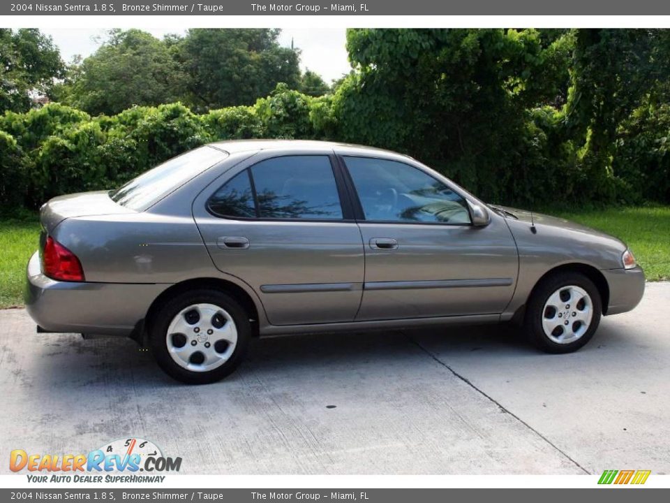 2004 Nissan Sentra 1.8 S Bronze Shimmer / Taupe Photo #5