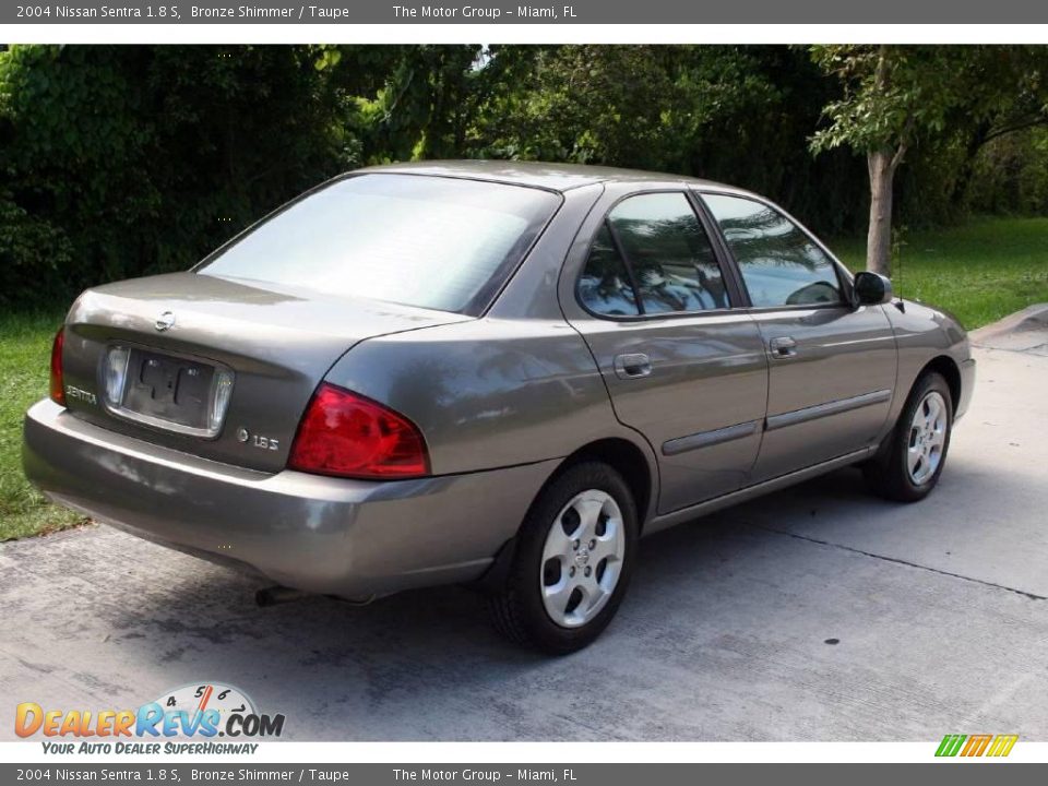 2004 Nissan Sentra 1.8 S Bronze Shimmer / Taupe Photo #6