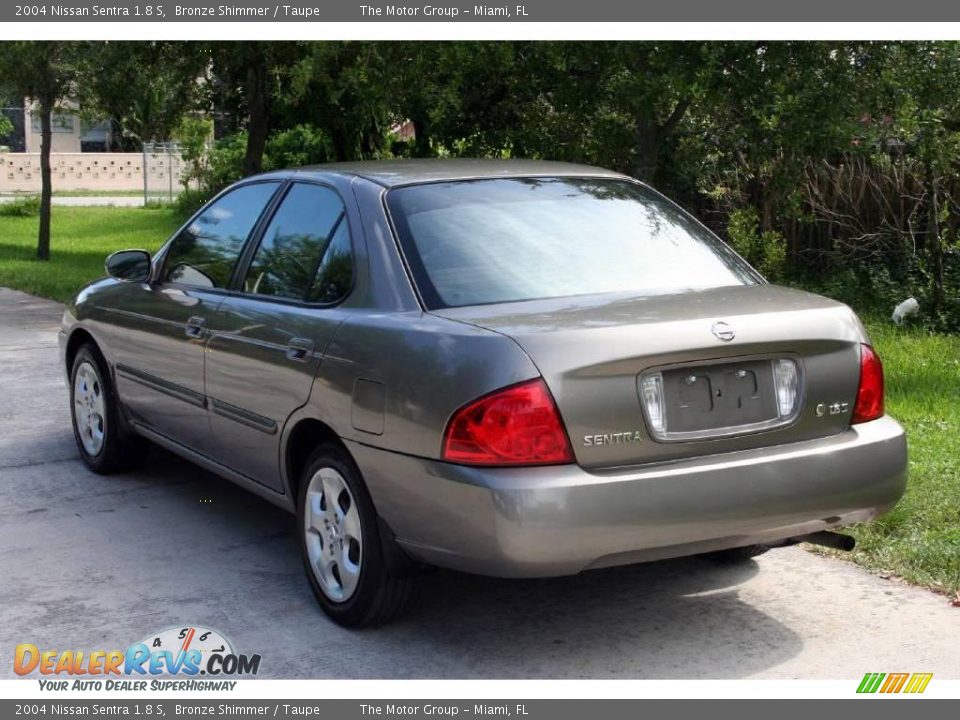 2004 Nissan Sentra 1.8 S Bronze Shimmer / Taupe Photo #8