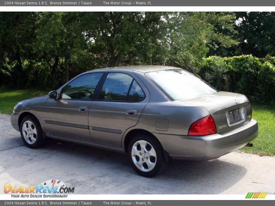 2004 Nissan Sentra 1.8 S Bronze Shimmer / Taupe Photo #9