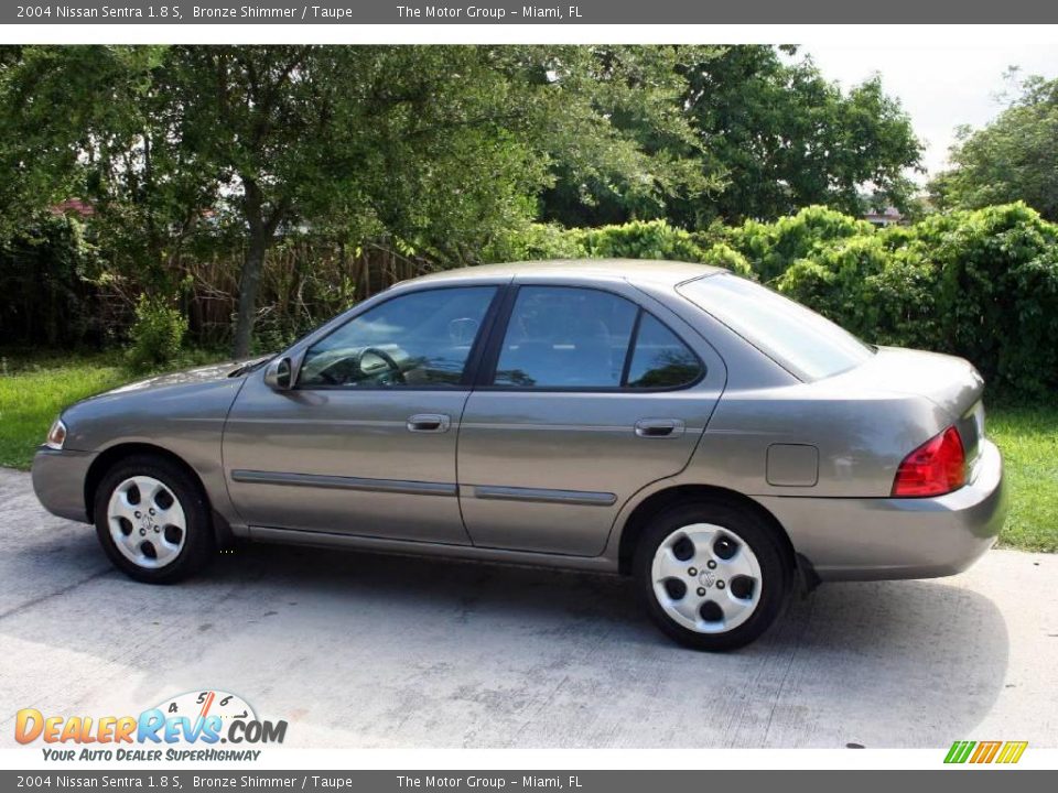 2004 Nissan Sentra 1.8 S Bronze Shimmer / Taupe Photo #10