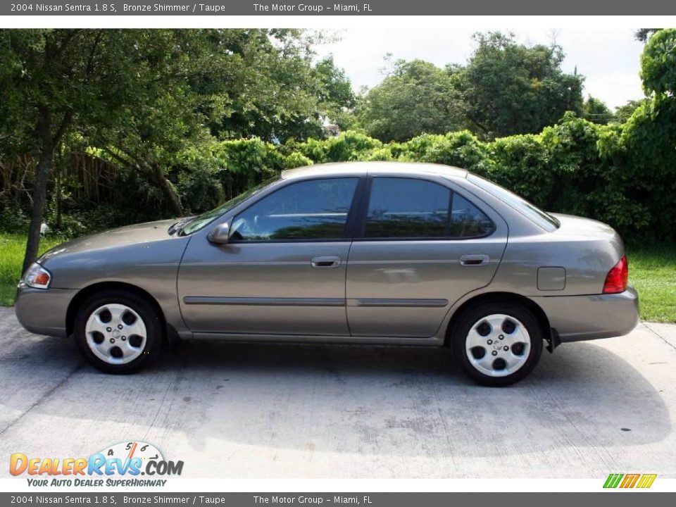 2004 Nissan Sentra 1.8 S Bronze Shimmer / Taupe Photo #11
