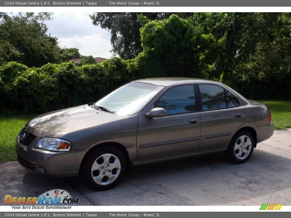 2004 Nissan Sentra 1.8 S Bronze Shimmer / Taupe Photo #13