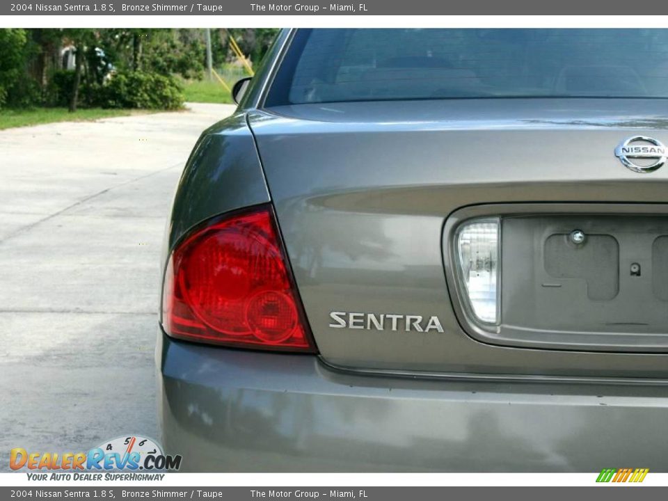 2004 Nissan Sentra 1.8 S Bronze Shimmer / Taupe Photo #23