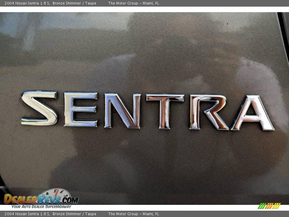 2004 Nissan Sentra 1.8 S Bronze Shimmer / Taupe Photo #27