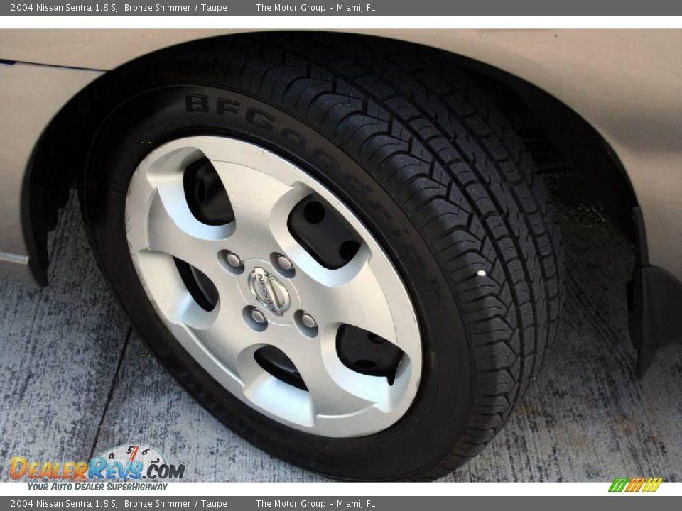2004 Nissan Sentra 1.8 S Bronze Shimmer / Taupe Photo #32