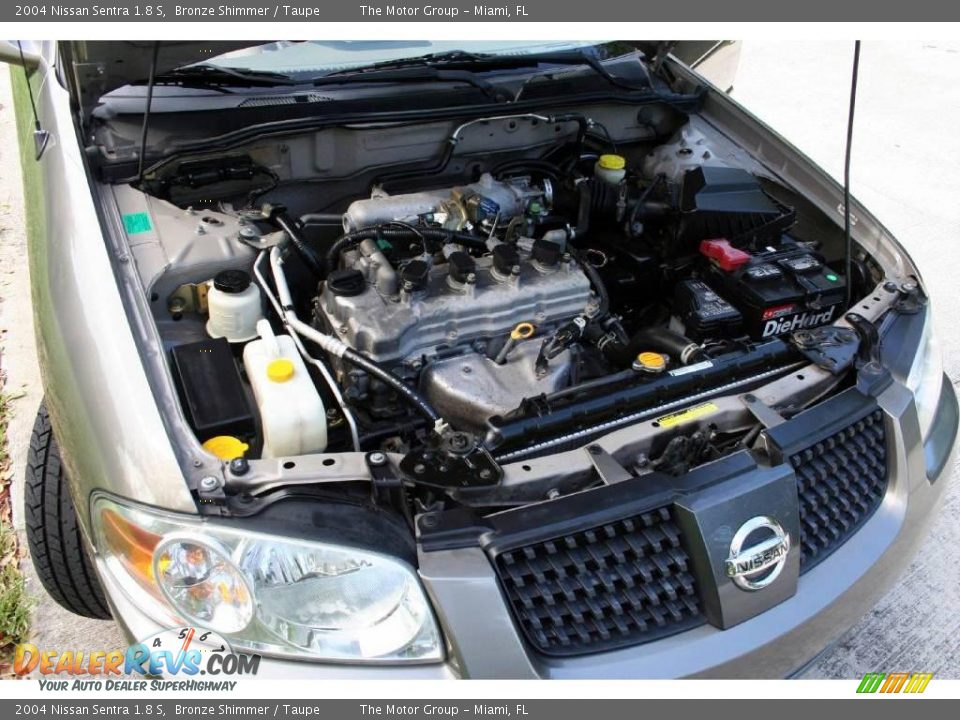 2004 Nissan Sentra 1.8 S Bronze Shimmer / Taupe Photo #35