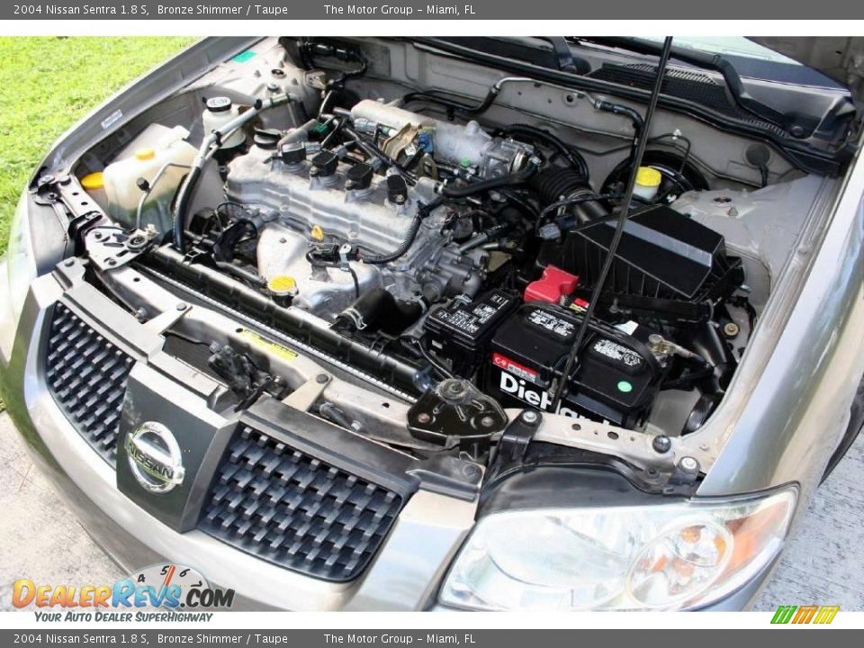 2004 Nissan Sentra 1.8 S Bronze Shimmer / Taupe Photo #36