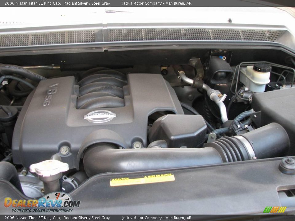 2006 Nissan Titan SE King Cab Radiant Silver / Steel Gray Photo #14