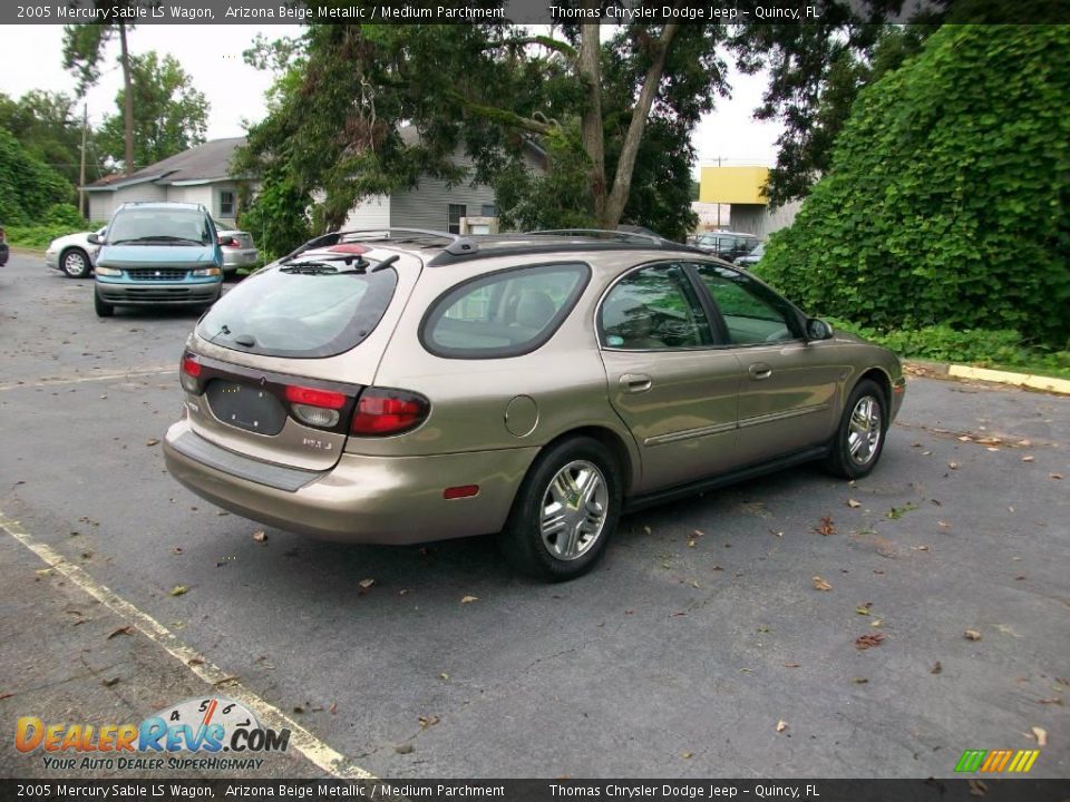 2005 Mercury Sable LS Wagon Arizona Beige Metallic / Medium Parchment Photo #3