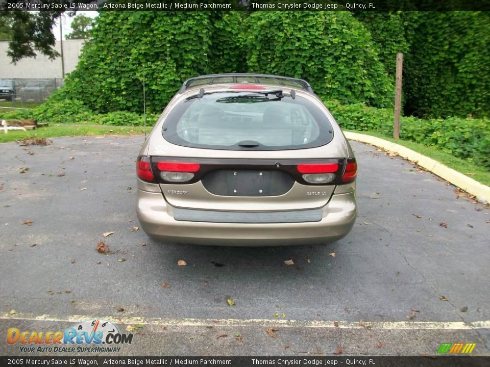 2005 Mercury Sable LS Wagon Arizona Beige Metallic / Medium Parchment Photo #4
