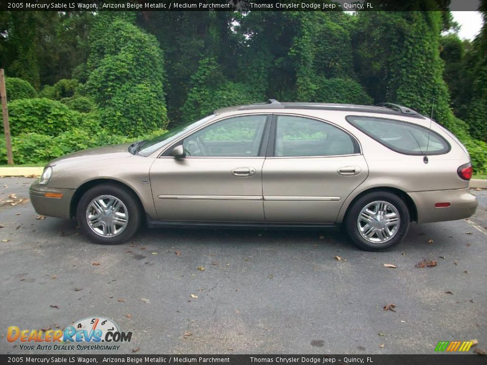 2005 Mercury Sable LS Wagon Arizona Beige Metallic / Medium Parchment Photo #6